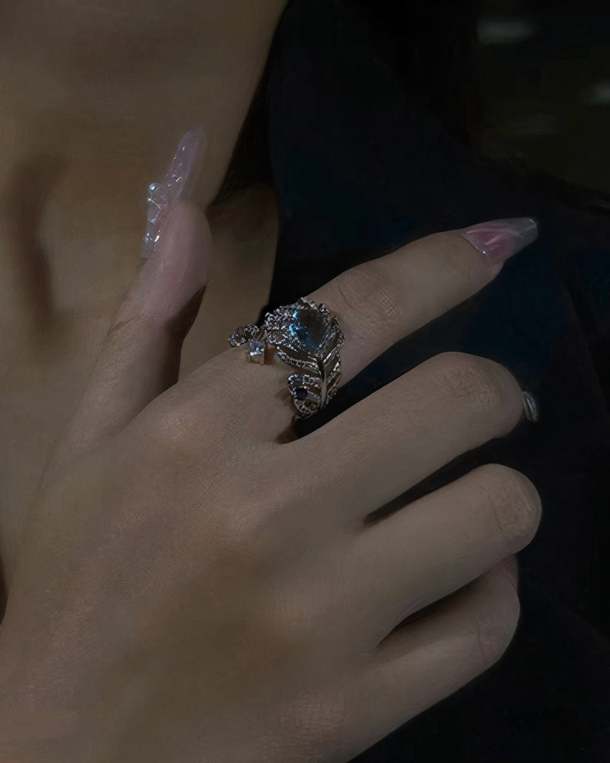 Sky Feather Ring