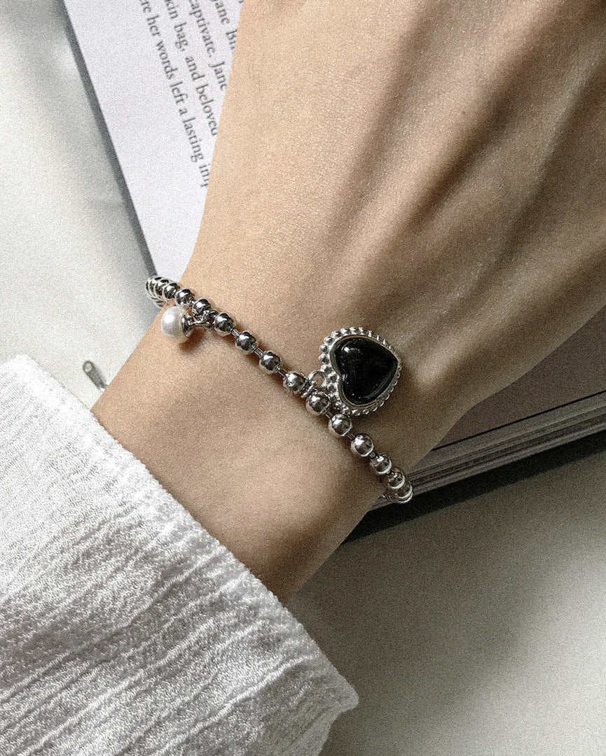 Whispers of the Night Silver Bracelet