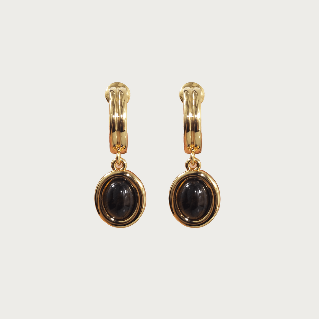 Tiger Eye Drop Earrings