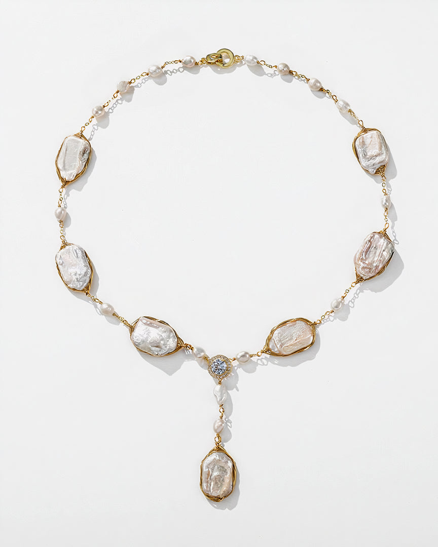 Baroque Pearl Pendant Necklace