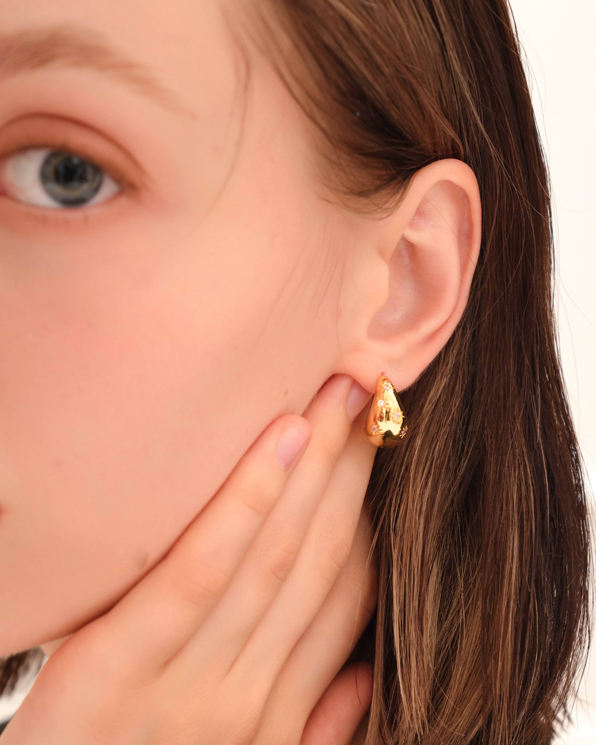 Chunky Gold Earrings