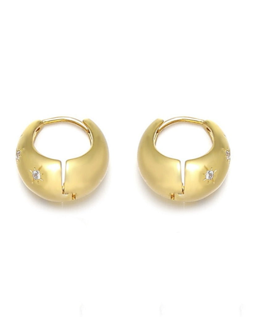 Chunky Gold Earrings