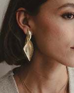 Load image into Gallery viewer, Leaf Stud Earrings

