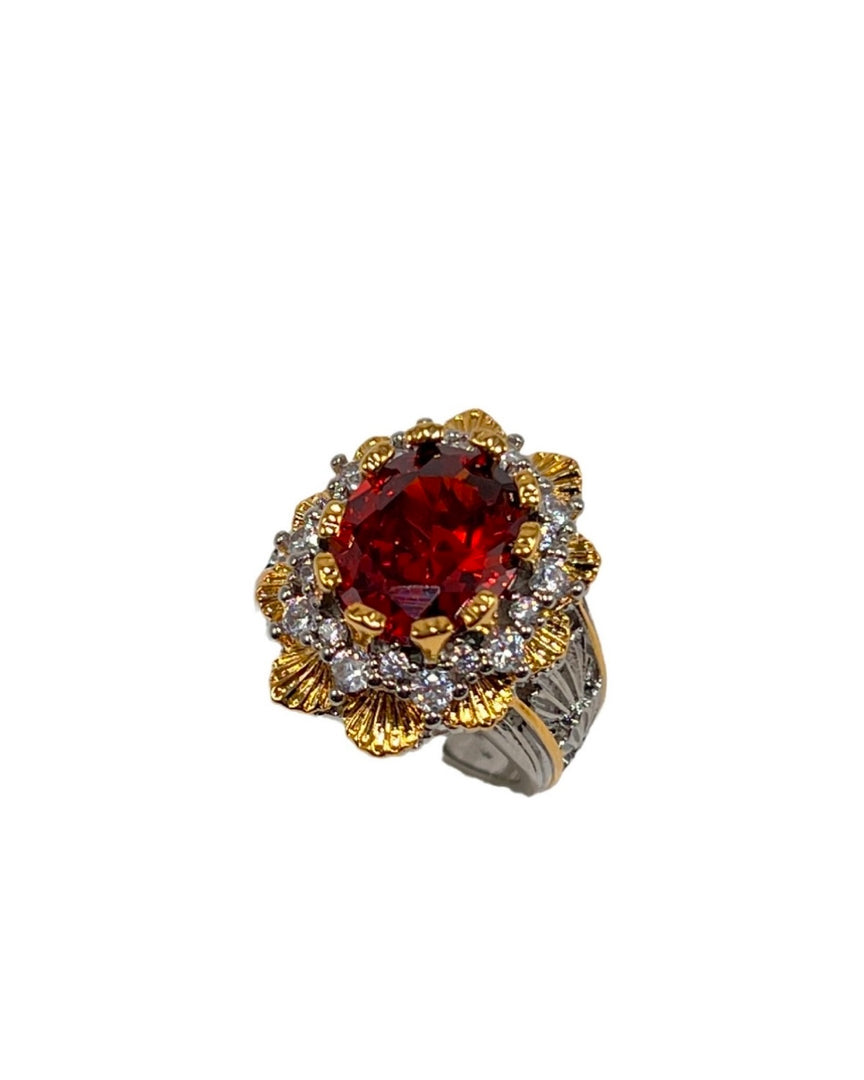 Scarlet Ember Ring