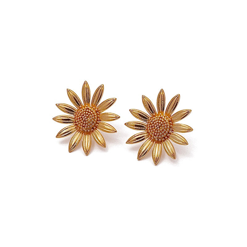 Sunflower Stud Earrings