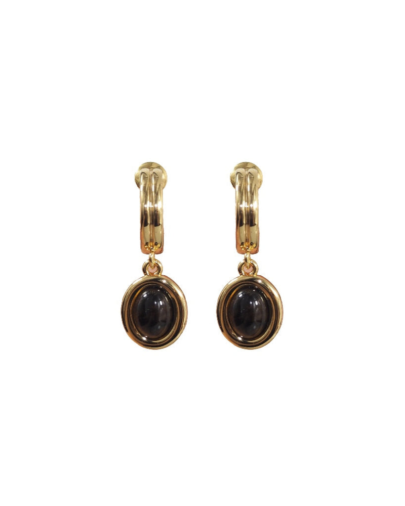 Tiger Eye Drop Earrings