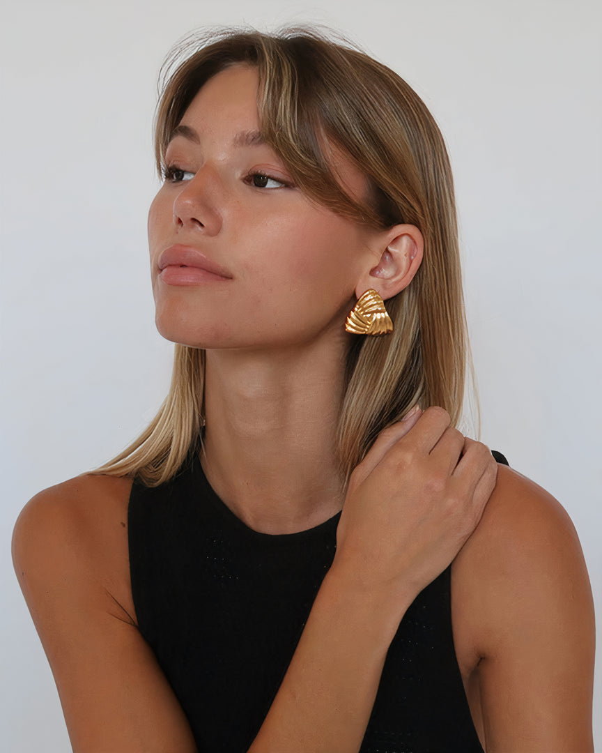 Triad Spark Stud Earrings