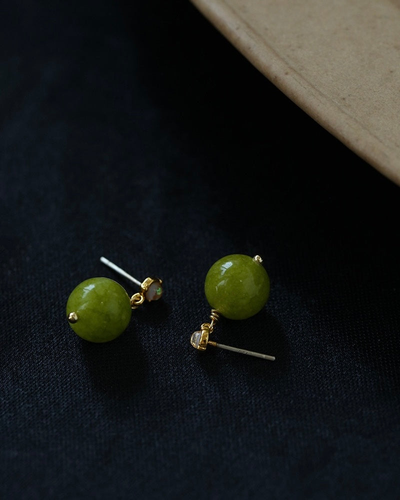 Velvet Grape Earrings