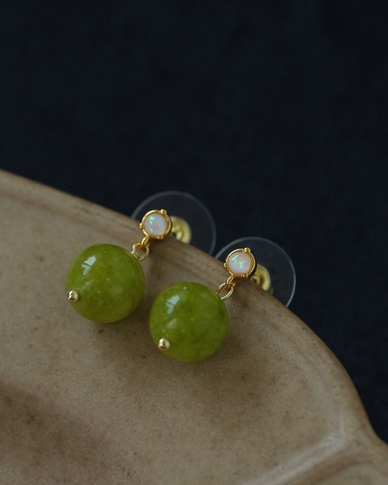 Velvet Grape Earrings