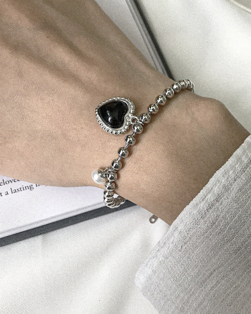 Whispers of the Night Silver Bracelet